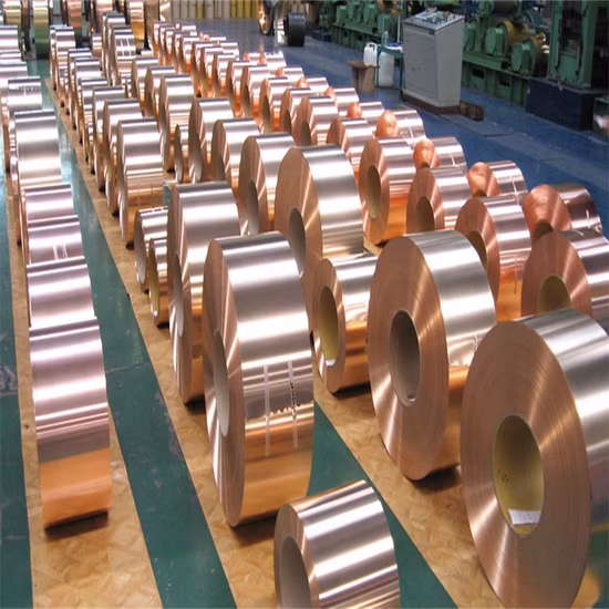 99,9 % reine Kupferspulen C1100 C1200 C1020 C5191 Phosphorbronze, dekorative Erdung