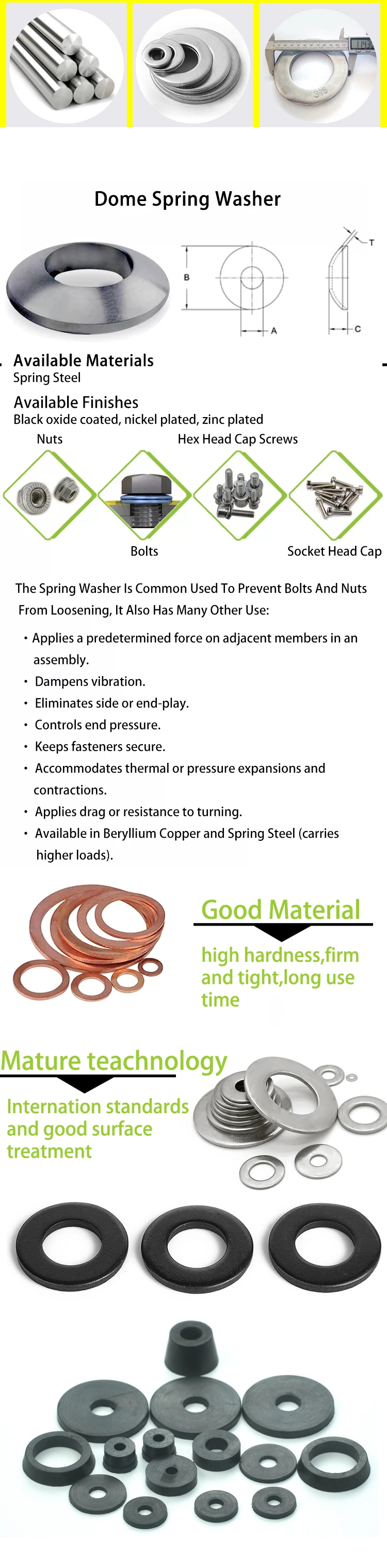 Hot Selling High Quality Precision Flat Copper Phosphor Bronze Washer