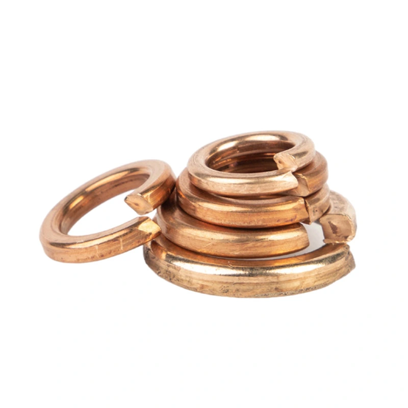 DIN127 Brass Spring Washer Bronze Copper Brass Split Spring Lock Washer M6-M16